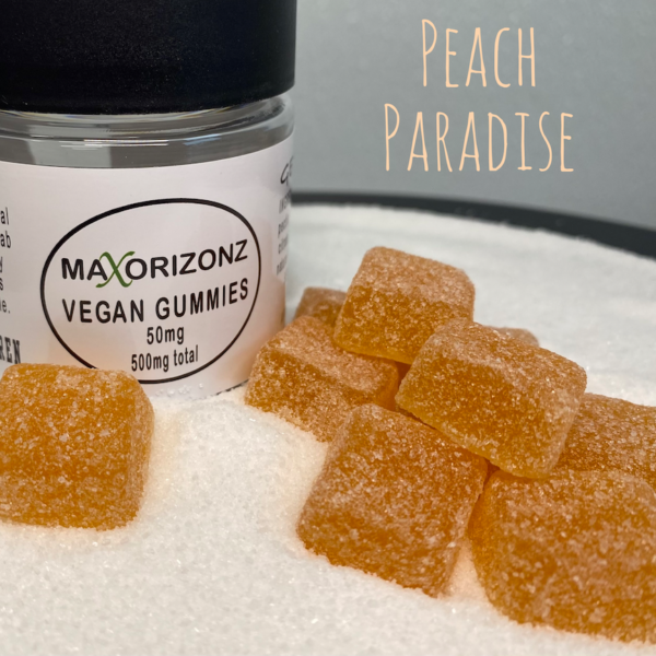 Peach Paradise Premium THC Gummies