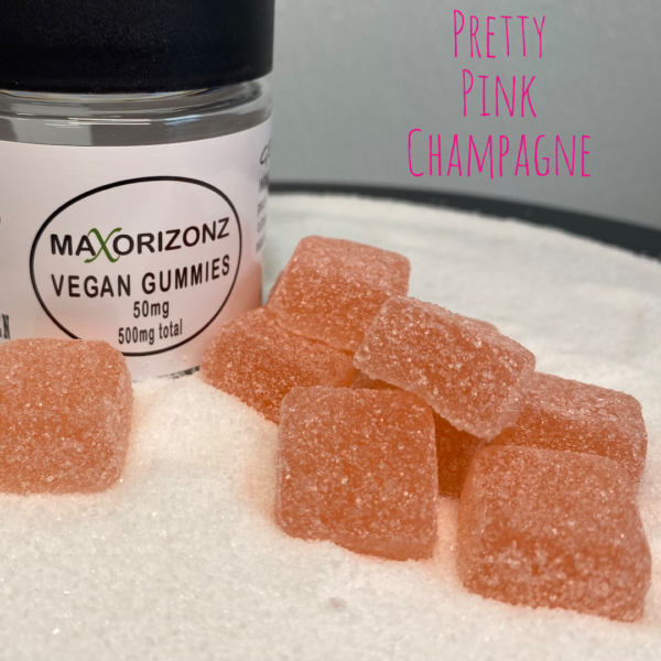 Pretty Pink Champagne Premium THC Gummies