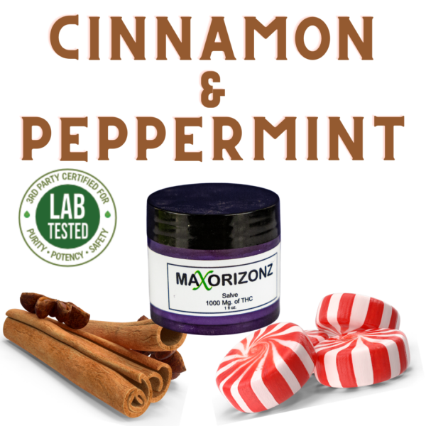 Cinnamon & Peppermint Delta 8 Delta 9 THC Salve